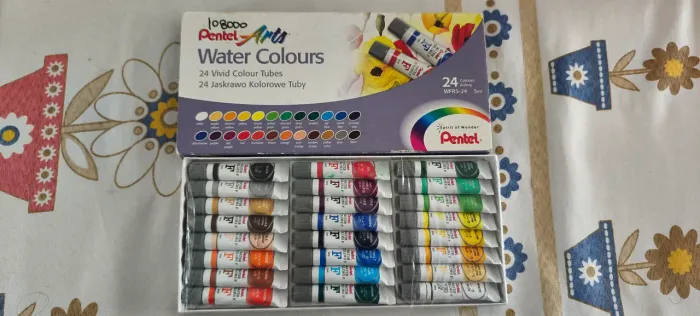 Aquarela Pentel Bisnaga 24 cores