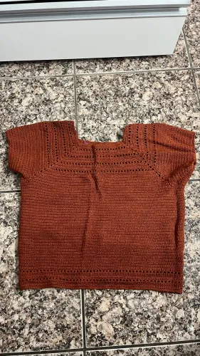 Blusa de crochê