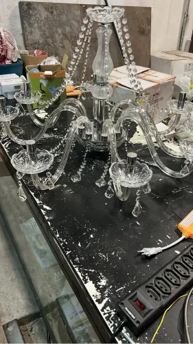 Liste em cristal de vidro