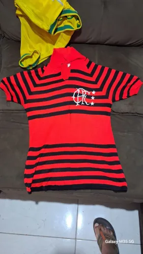 Camisa Flamengo oficial de linho 1979