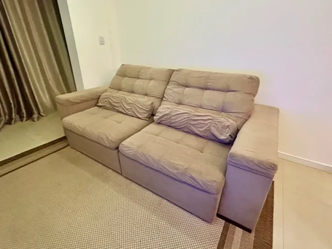 Sofá 3 lugares retrátil