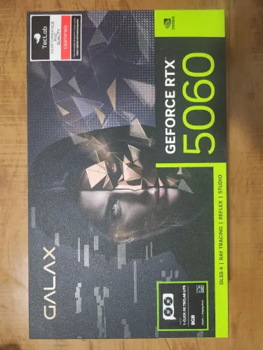 Placa de Video NVidia GForce RTX 5060 - Nova - Lacrada - Garantia 3 Anos