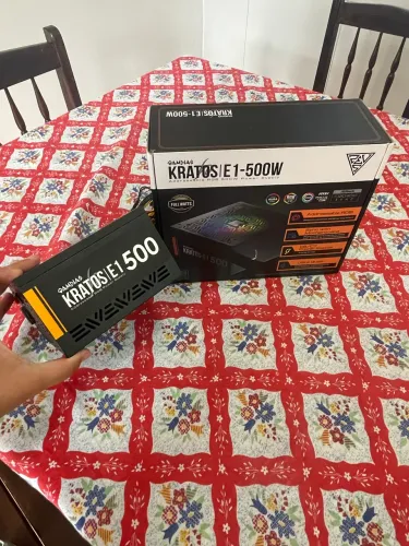 Pra sair hoje ?Fonte 500w 80 plus gamdias 