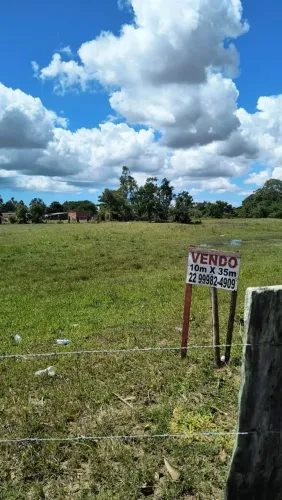 Vendo terreno em Degredo ,distrito de São João da barra a 50 metros da BR 356 .
