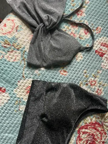 Blusas paete brilho prata 