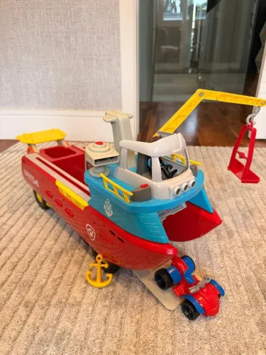 Barco patrulha canina brinquedo 
