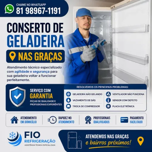Conserto de Geladeira nas Graças