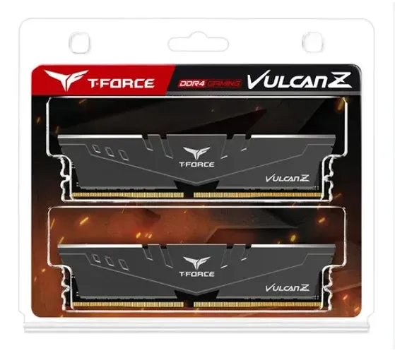 MEMÓRIA T-FORCE VULCAN Z 32GB (2X16GB) DDR4 3600MHz CL14 SAMSUNG B-DIE