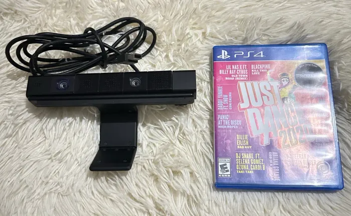 PlayStation câmera + jogo just dance ps4