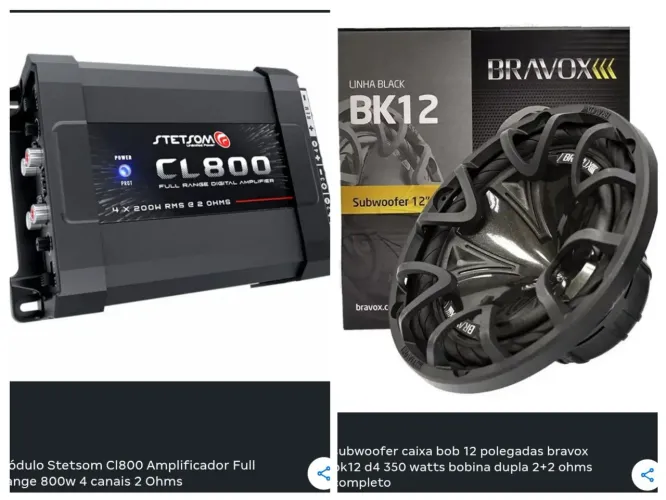 Vendo Sub Bravox + Módulo lacrados.