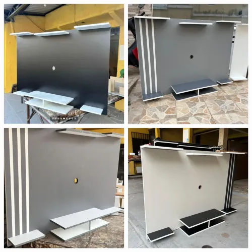 Painel de tv em cores 808080