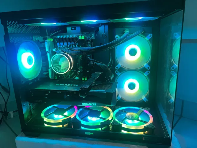 PC GAMER RX 7600 8gb kit xeon 2670 v3 12gb RAM DDR4