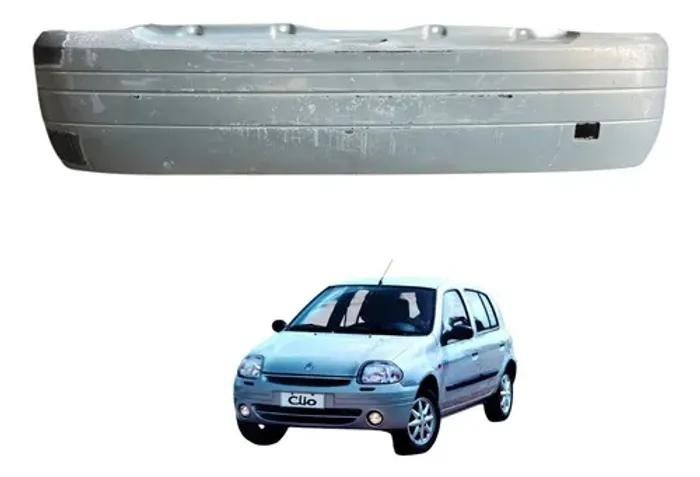 Parachoque Traseiro Renault Clio Hatch 1999 2000 2001 2002