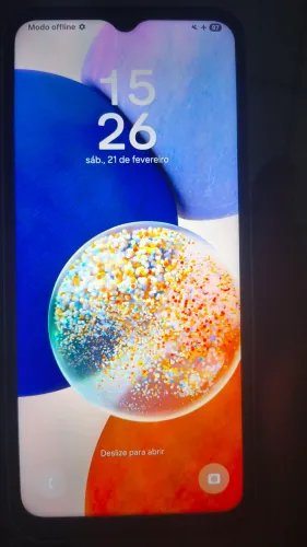 Samsung A14.5G.128gb.2 Chips entrada cartão de memória excelente estado película.