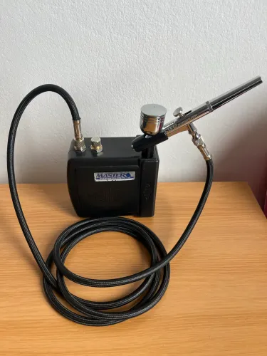 Kit Aerógrafo Master Airbrush Completo com Mini Compressor