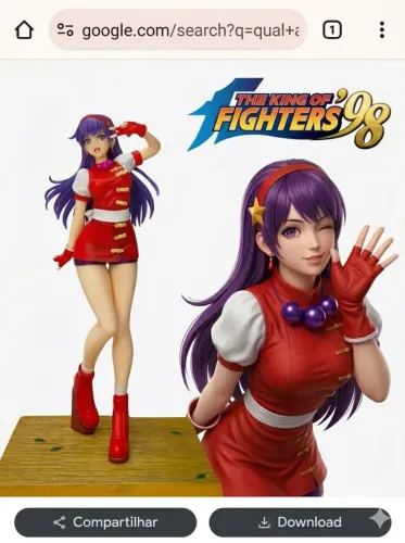 Action Figure Athena 23cm The King of Fighters SNK NEOGEO