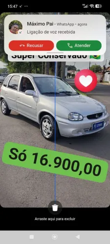 Chevrolet Corsa Wind 1.0 Mpf/milleniumi/ EFI 4P (álcool) 2001