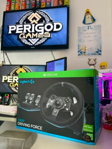 Volante e Pedal G920 Logitech - Aceito Cartão