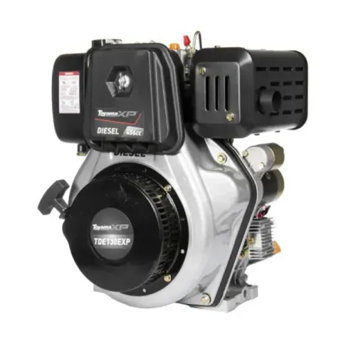 Motor Diesel Toyama TDE130EXP 4T 12.5hp 456 Cc Eixo 1 Pol Roscado e Chavetado Partida Elet