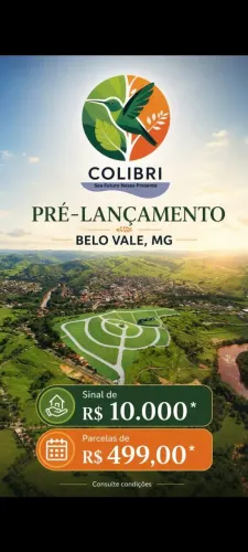 Loteamento a venda em Belo Vale!!