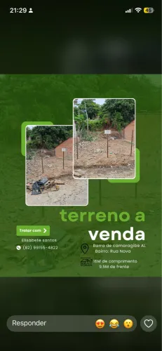 TERRENO A VENDA