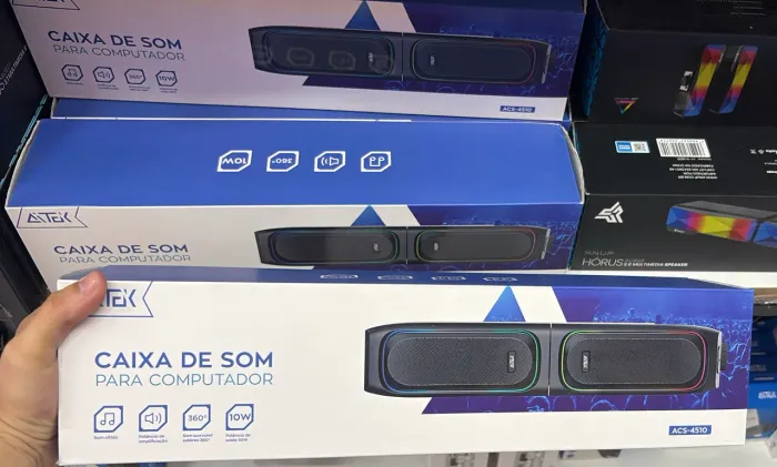 Caixa de som para computador- Entrega Rápida!