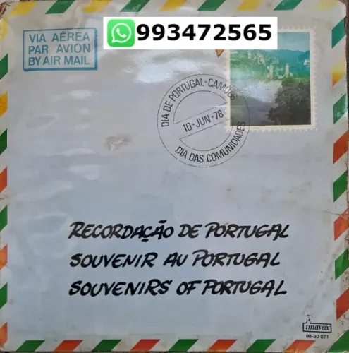 DISCO DE VINIL - OS 3 DE PORTUGAL NO BRASIL 1969