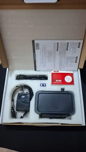 Microfone sem fio headset/lapela (novo)
