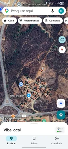 Vende- se terreno 10×20, bairro itans, em caico Rn