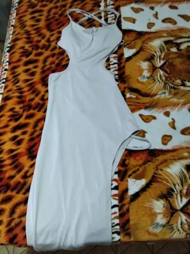 Vestido mid branco
