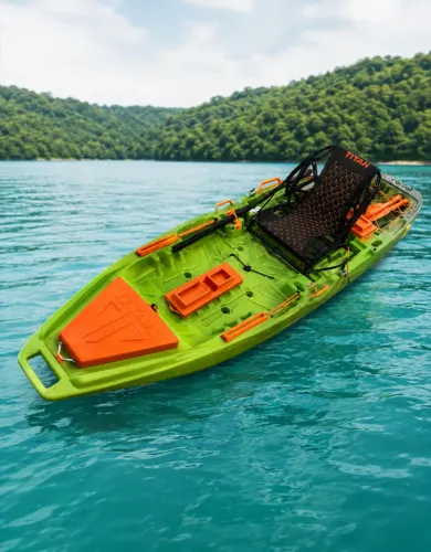 Caiaque De Pesca Ares Titan Completo Estável Premium