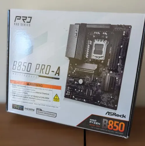 *Novo com garantia de fábrica* ASrock B850 Pro A Placa Mae