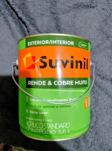 Vendo 9 latas de tinta esmalte 3.6