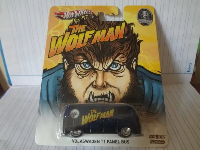 Hot Wheels Volkswagen T1 Panel Bus - The Wolf Man not Ferrari