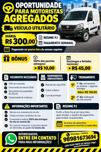 oportunidade pra veiculos utilitarios *