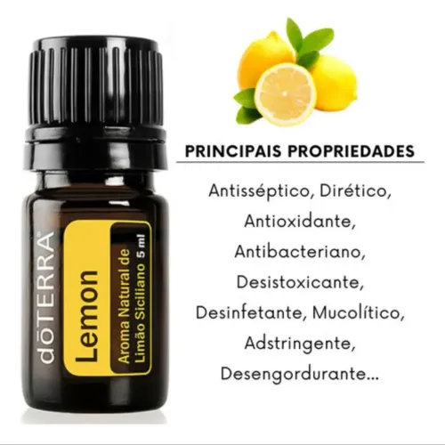 Oleo Essencial Lemon - Limão Siciliano 100% Puro 15ml DoTERRA