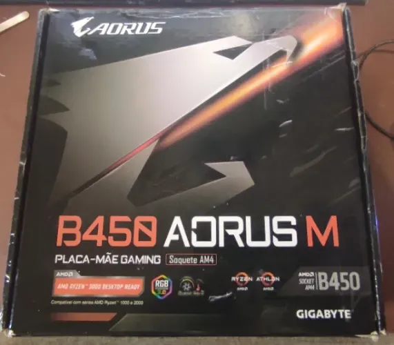 PLACA MÃE B450 AORUS M (GIGABYTE)