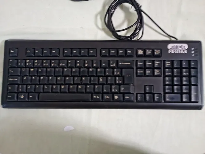 Teclado Para PC Positivo USB Antigo Funcionando