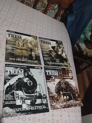 Caminhos do Trem volumes 1 , 2 ,3 e 4