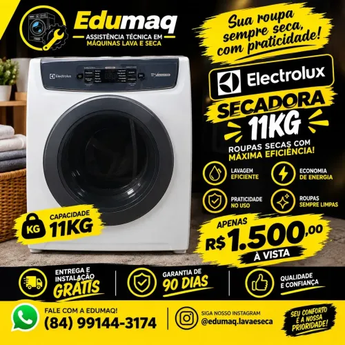 SECADORA ELECTROLUX 11KG PROMOÇÃO 