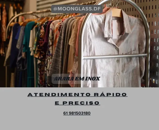 Araras em inox premium
