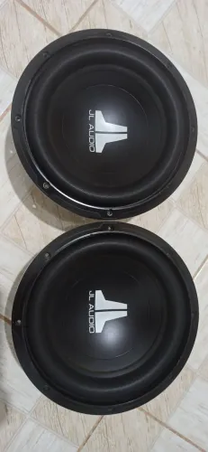 Alto-Falante JL Audio subwoofer 10 polegadas, 300W RMS 10W0v3-4 (Par)