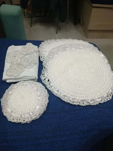 Kit Souplast para 4 com porta copos , guardanapo e argolas