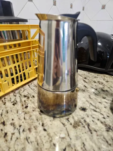Cafeteira italiana inox 200mL