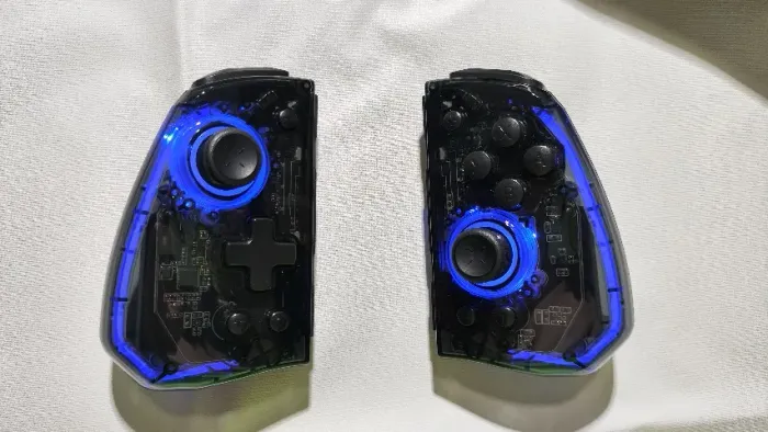 Controle Joypad Nintendo Switch/Switch Oled IINE Elite V2 Transparente
