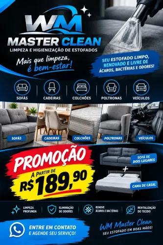 Limpeza e Higienização de estofados