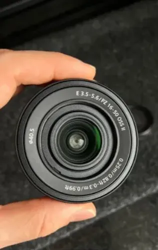 LENTE DO KIT 16-50 SONY COM ESTABLIZADOR