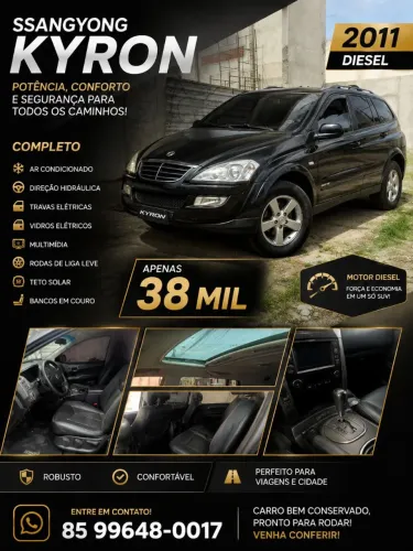 Ssangyong Kyron 2.0 16V 141cv TDI Diesel Aut. 2011