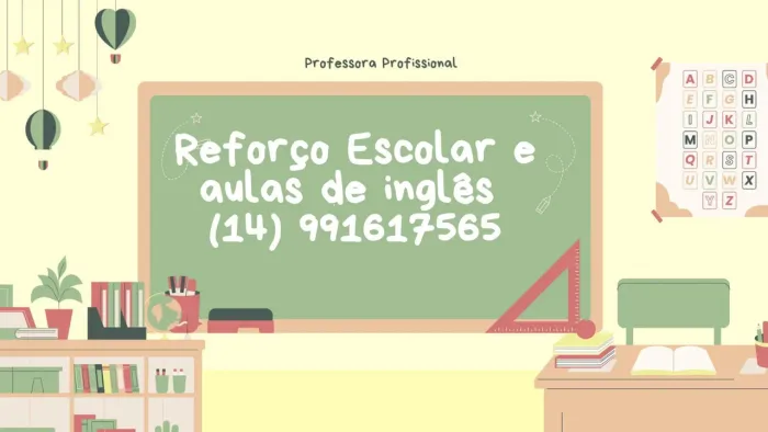 Reforço Escolar e Aulas de Inglês