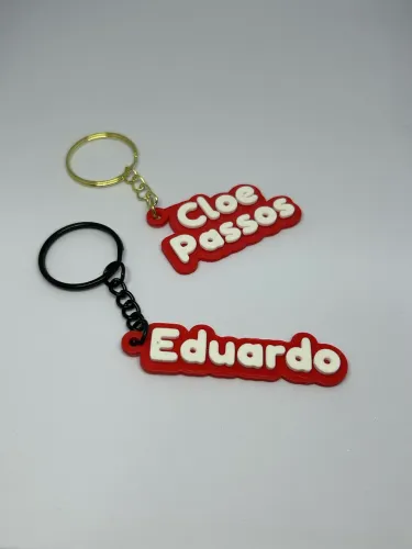 Chaveiros personalizados com nome